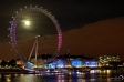 Londyn - London Eye nocÄ… - 1